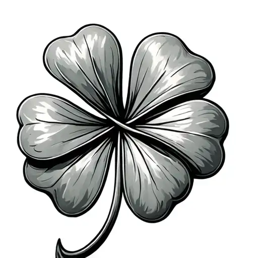 Three Leaf Clover Incorporating The Three Letters Bgl