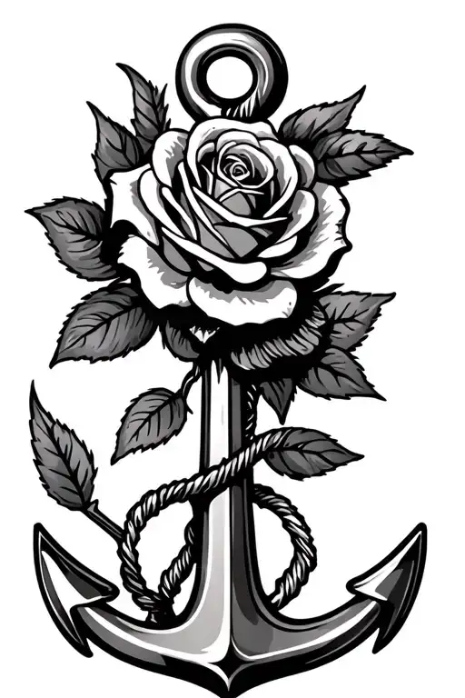 Anchor And Rose Plain