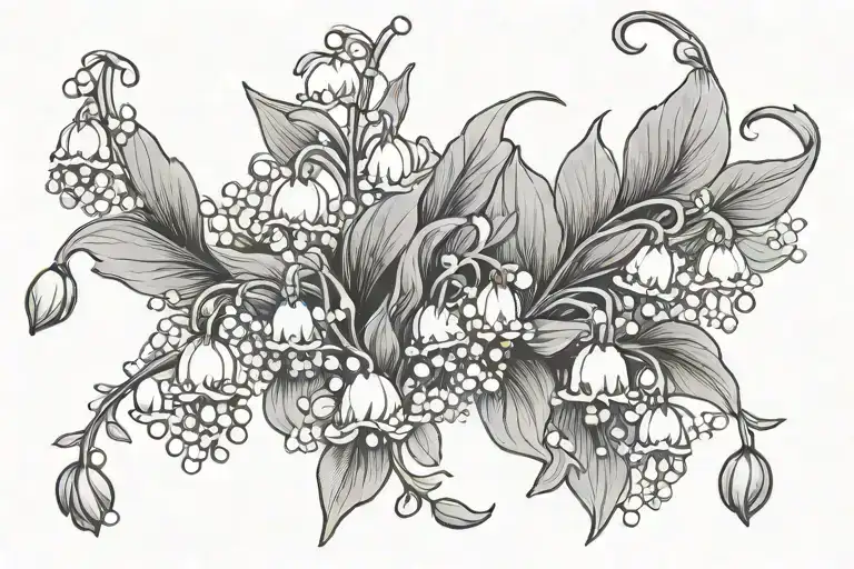 Lily Of The Valley Lace Design