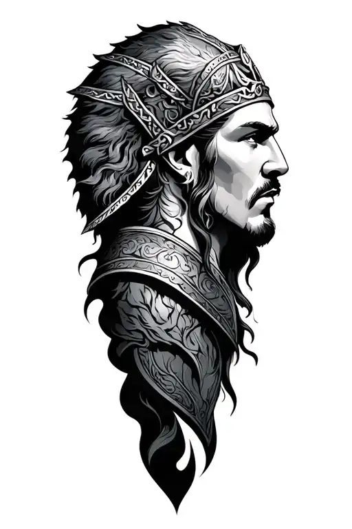 Viking King And Queen