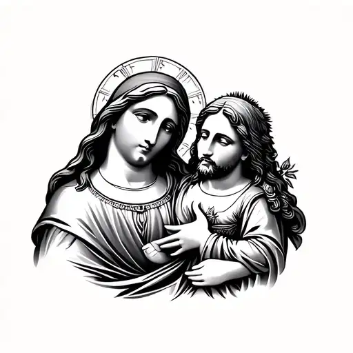 Mary And Jesus Bearish