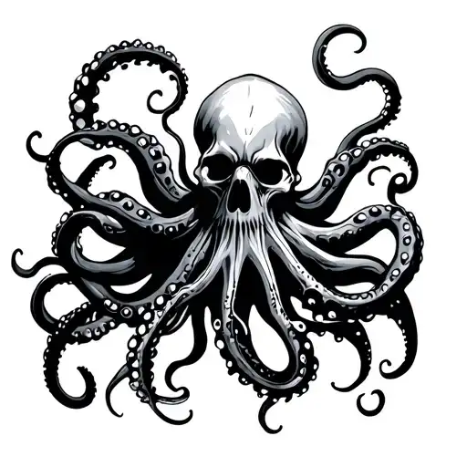 Death Octopus Wrapping Its Tentacles