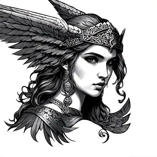 Historical Valkyrie Hand Sleeve