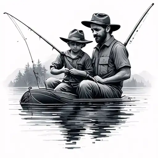 Father Son Fishing