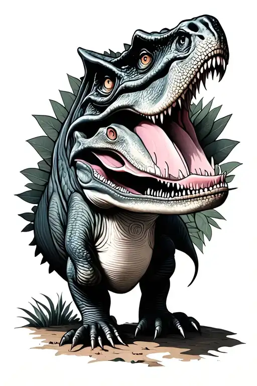 Dinosaur Sister Writing