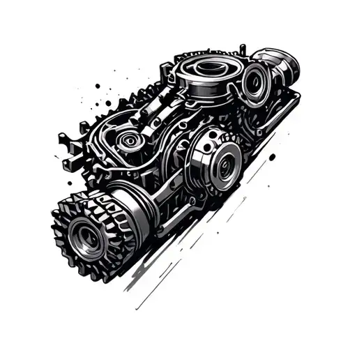 Best Gear Box Tattoo Ideas For Car Enthusiasts