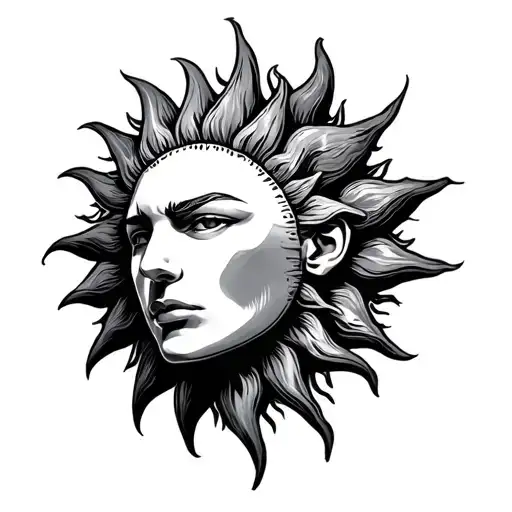 Sun Head Costume