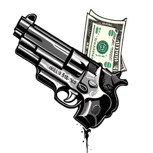 Aggresive Guns Money Drugs Illegal