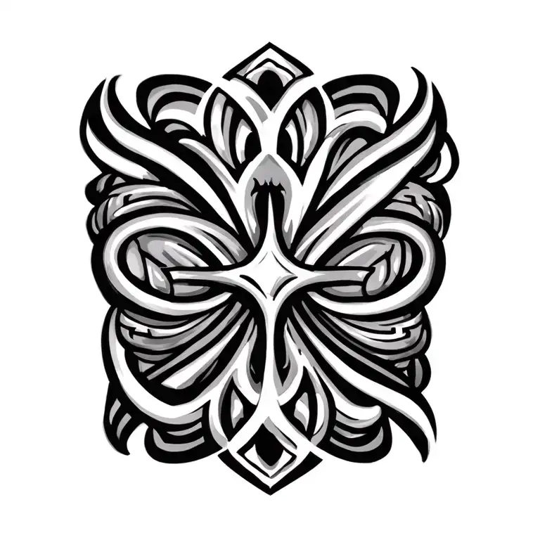 Polynesian Tattoo Band