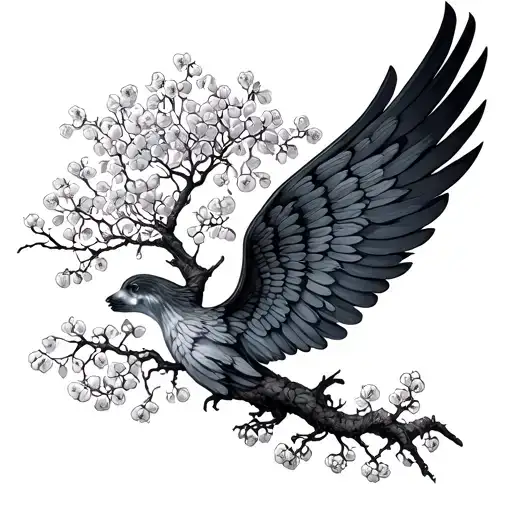 Chinaberry Tree As Wings