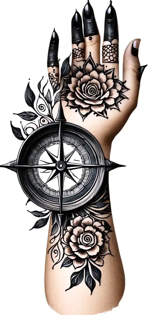 Compass And Henna