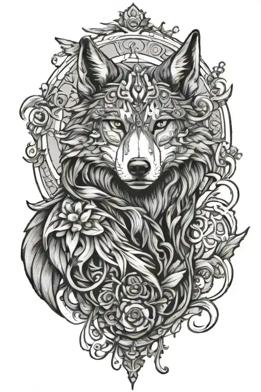 Girl Transforminf Into A Wolf