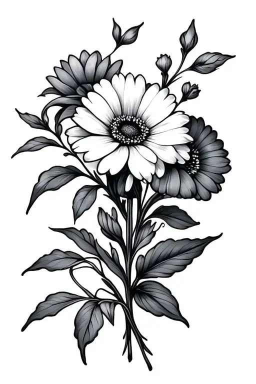 December Birth Flower Bouquet