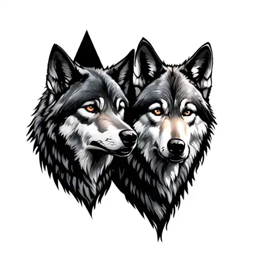 Wolf Pack Full Arm And Half Chest