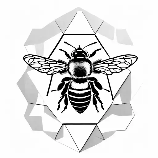 Bee On Symmetric Honeycomb