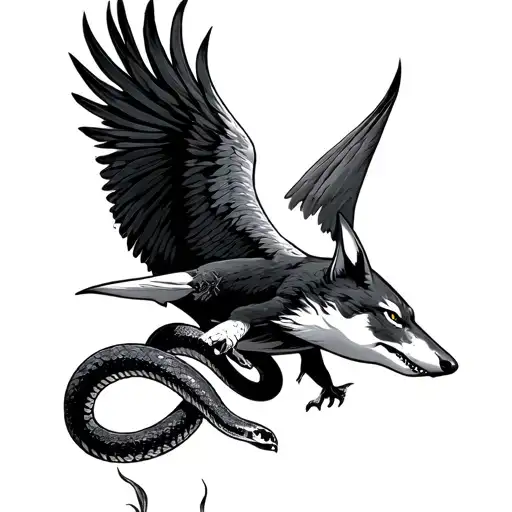 Chacal Eagle Shark Wolf Snake Fox