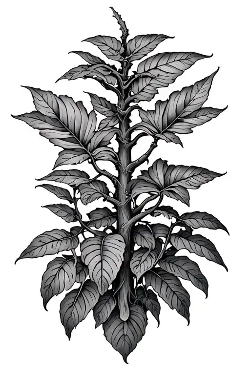 Ayahuasca Vine Growing