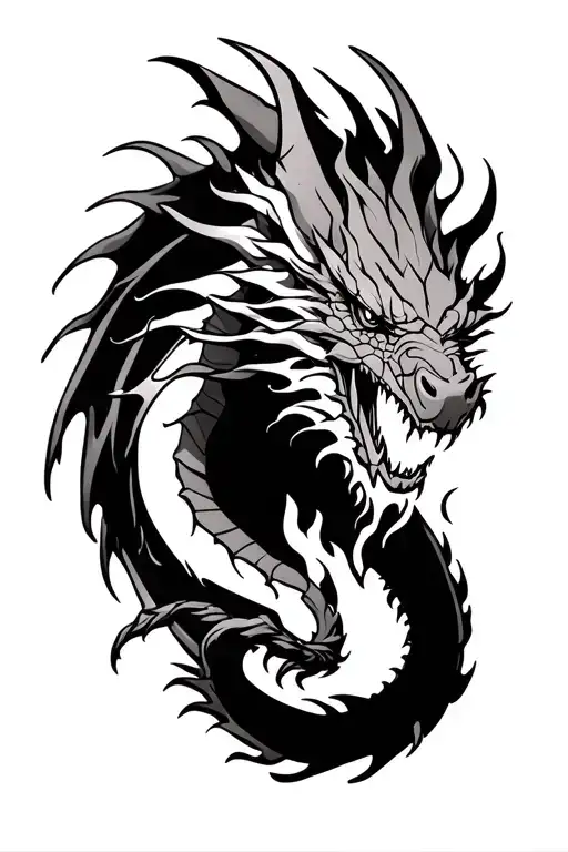 Dragon Breathing Fire