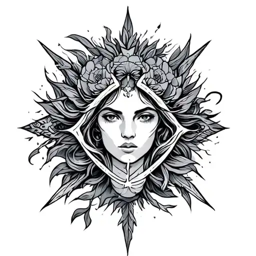 Virgo Zodiac Logo Fullback