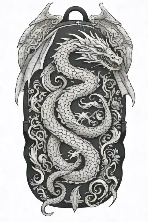 Dragon And Virgin Backpack