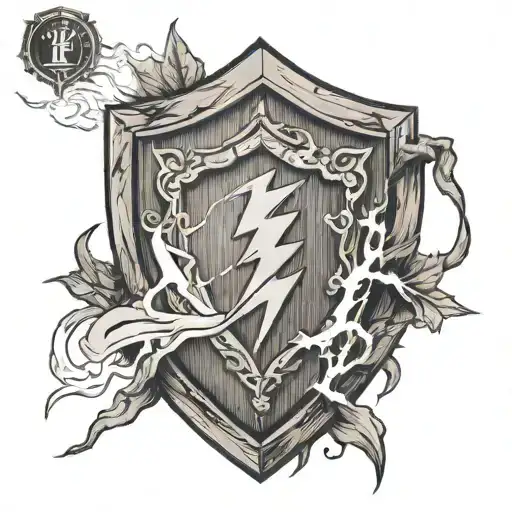 Wooden Shield Lightning Date