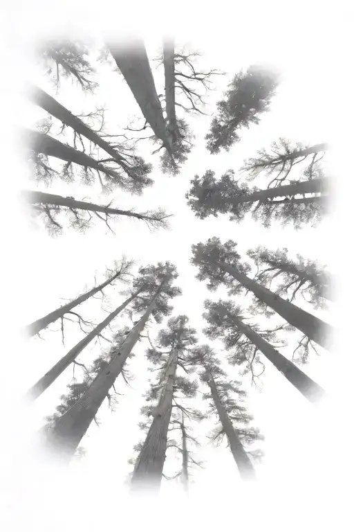 Redwood Forest Looking Up