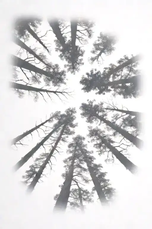 Redwood Forest Looking Up