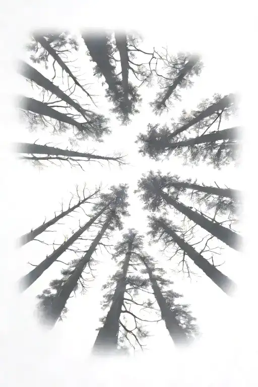 Redwood Forest Looking Up