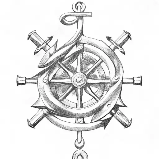 Anchor And Wheel
