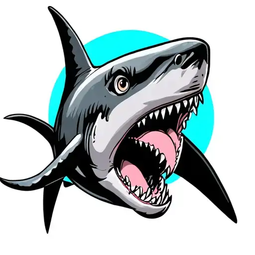 Cartoon Hammerhead Shark