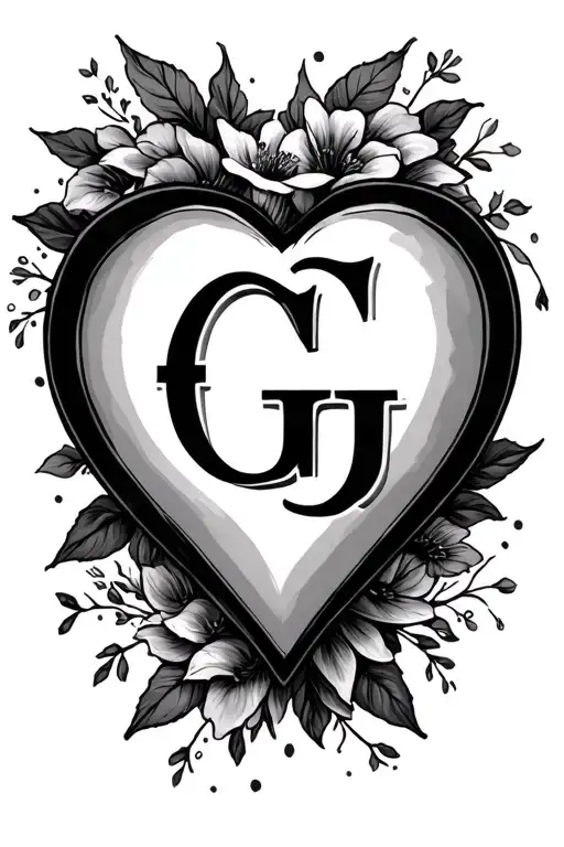 Create A Heart Shape With G In The Middle That Honors The Life Of My Father