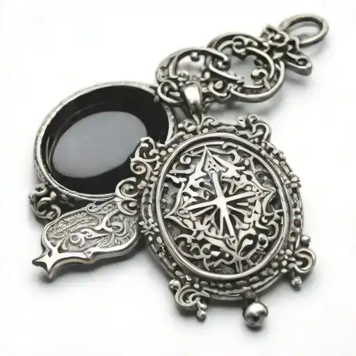 A Dainty Medieval Pendant With A Hidden Compartment For Storing Secrets