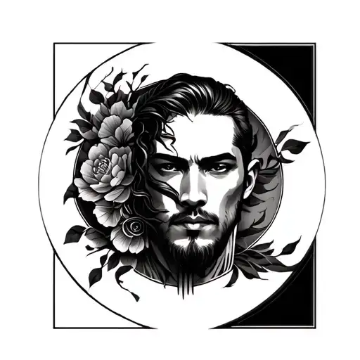 Male Full Back Tattoo In Japanese Style