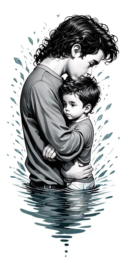 Father Son Watches Water Pazl