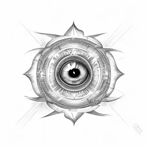 Space Butterfly Sun Moon Triangle Flower Eye