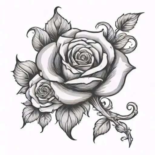 Letter K Hidden In A Rose