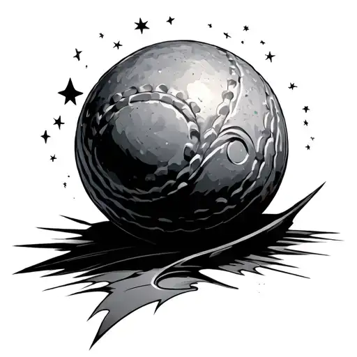 Bilaird Ball 8 And Star