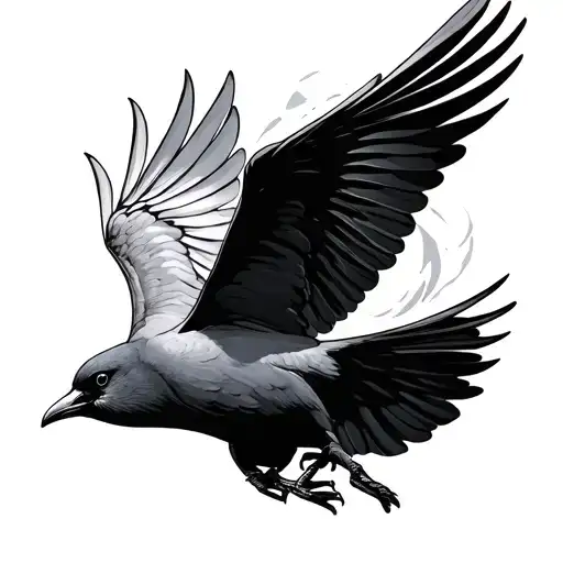 Work And Bird Flying