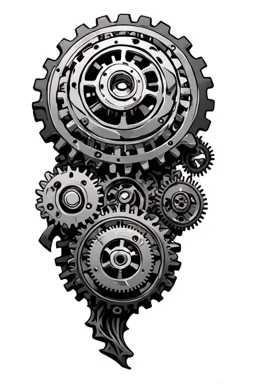 Steampunk Inspired Mechanical Gears