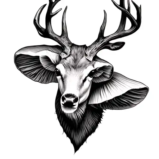 Deer Mushroom Spiral