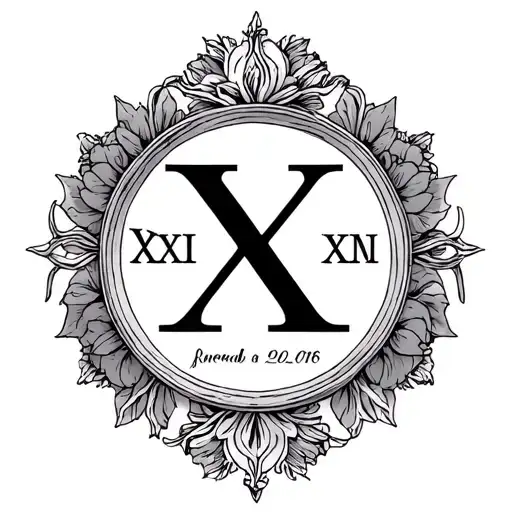 Roman Numeral Wedding Date