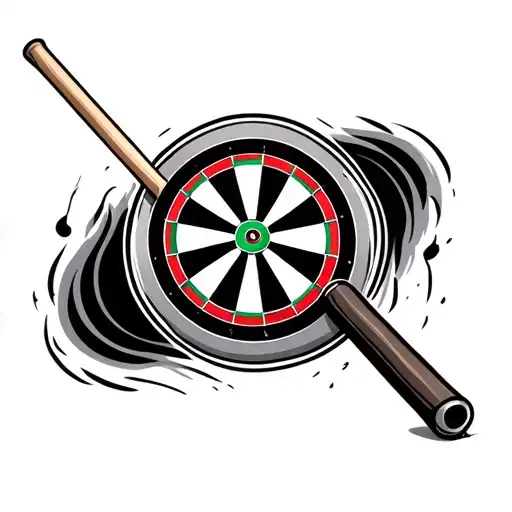 Dart Games Target Pool Cue