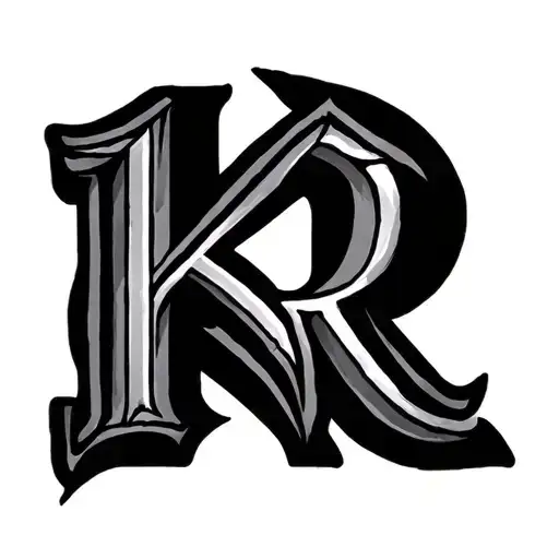 R K Letter Aquarius
