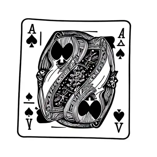 Four Aces Poker Card