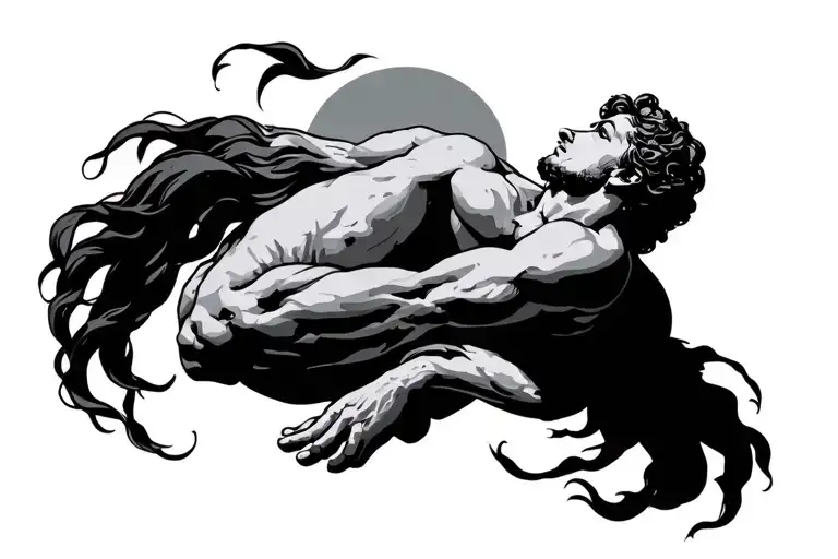 Greek Mythology Tattoo That Represents Fighting Depression
