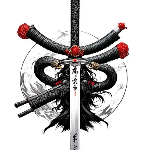 Samurai Sword From Ghost Of Tsushima