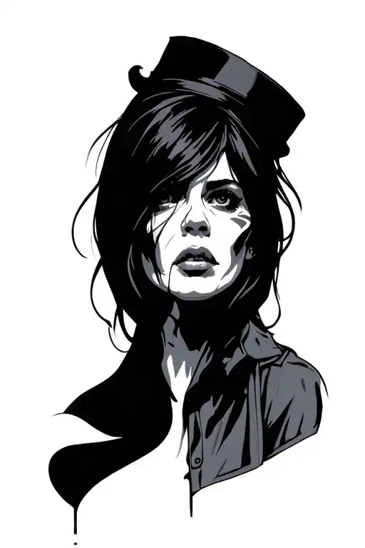 A Fine Line Tattoo That Represents Fake People