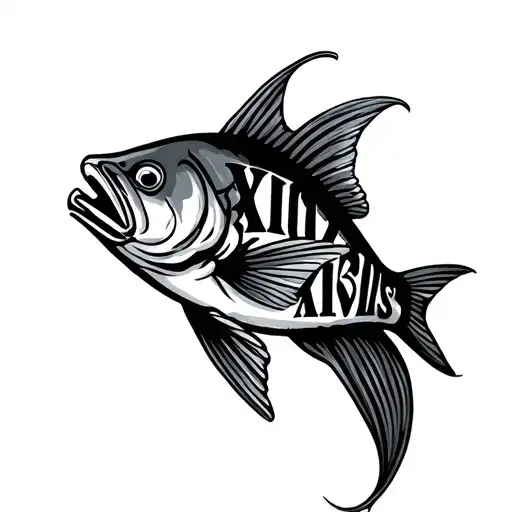 Jesus Fish With The Date March 2Nd 2025 Prominently Displayed In Roman Numerals