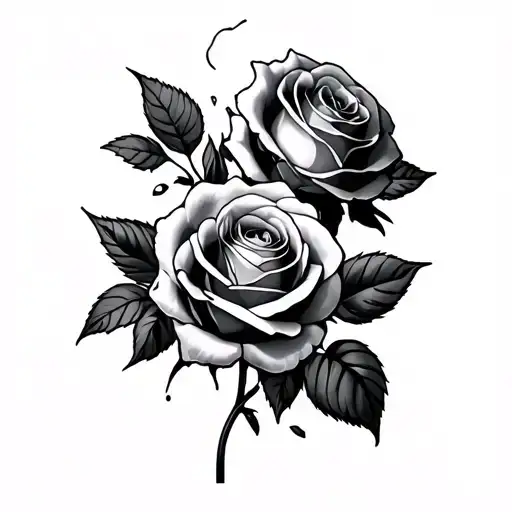 Mental Health Broken Damaged Roses