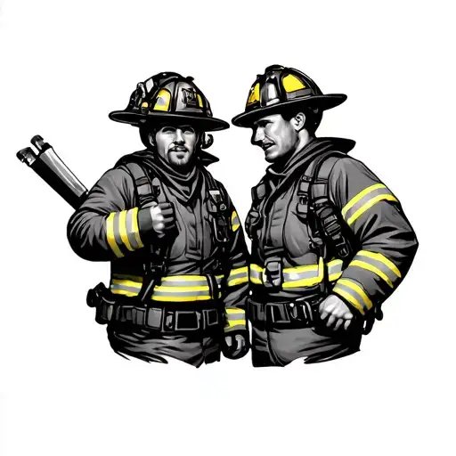 Firefighter Brothers Matching